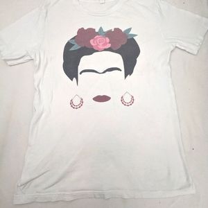 Frida Kahlo KA4 Lovely Silhouette  with Flowers 🌼 n her Hair Medium